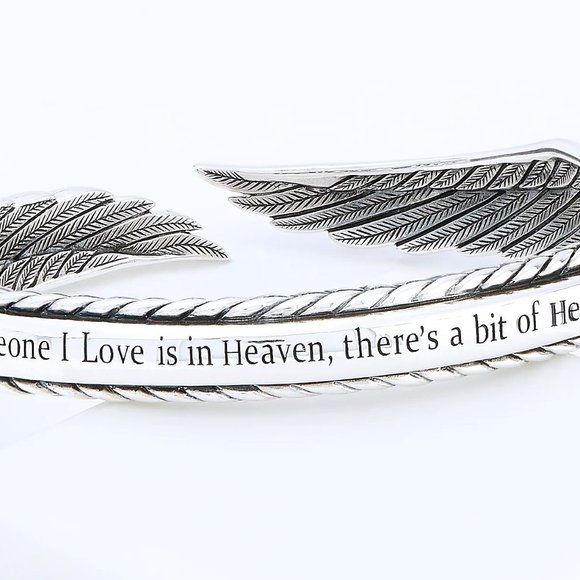 John Hardy JAI Heaven, Wings Sterling Silver Cuff Bracelet - Small 40g  NIB